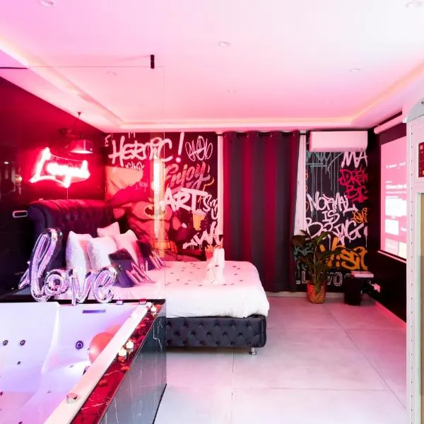 L'escapade - Jacuzzi & Sauna privés By SweetDreams，位于滨海卡涅的酒店