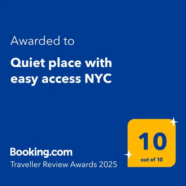 Quiet place with easy access NYC，位于River Edge的酒店