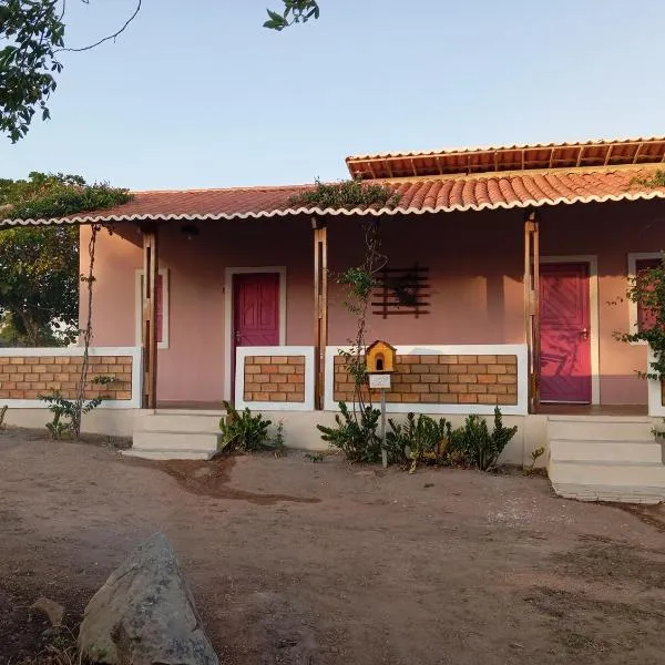 Chalés Rosados，位于Serra de São Bento的酒店