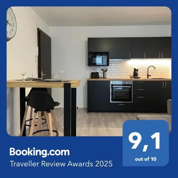 Appartement cosy à Nancy - Parking privé，位于南希的酒店