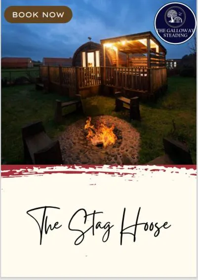 The Galloway Steading - The Stag Hoose family cabin，位于Glenluce的酒店