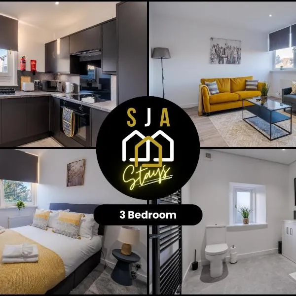 Holburn Residence - SJA Stays - Modern 3 Bed Apartment，位于阿伯丁的酒店