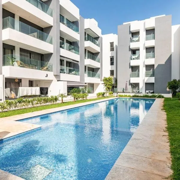 ZS house harhoura vue sur piscine，位于特马拉的酒店