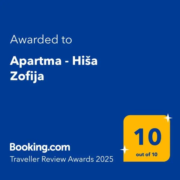 Apartma - Hiša Zofija，位于斯洛文尼亚科尼采的酒店