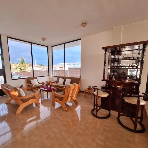 Casa Familiar entre nevados，位于里奥班巴的酒店