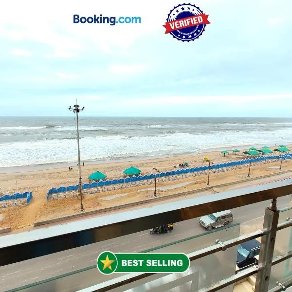 Hotel Dreamland Puri - All-Room-Sea-Facing-with-Attached-Balcony- New Marine Drive Road Puri - Lift-Wifi-Parking-Restaurant Facilities，位于普里的酒店