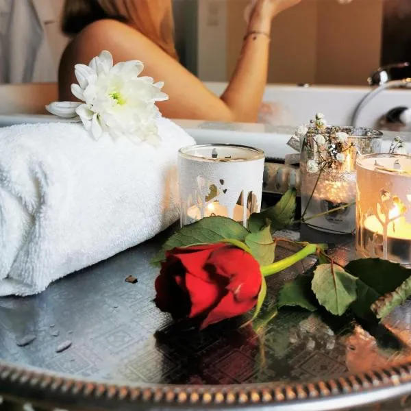 Penthouse mit Whirlpool, Sauna, Dachterrasse und Schwedenofen, air-condition，位于阿尔特廷的酒店