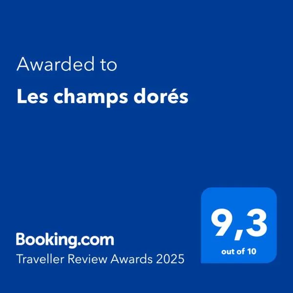 Les champs dorés，位于Noyarey的酒店