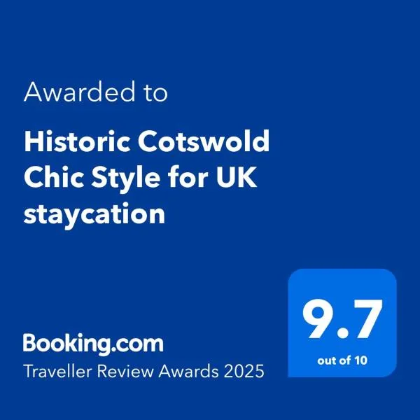 Historic Cotswold Chic Style for UK staycation，位于水上伯顿的酒店