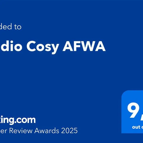 Studio Cosy AFWA，位于萨莱比梅的酒店