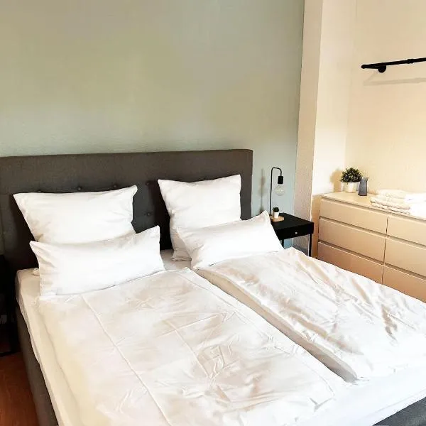 60qm Apartment mit 2 Betten in Viersen - Central - High ceiling，位于菲尔森的酒店