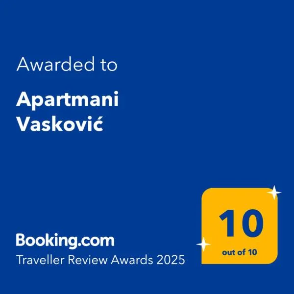 Apartmani Vasković，位于特雷比涅的酒店