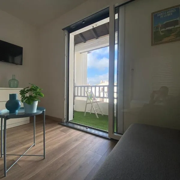 Studio pour 2 adultes 2 enfants，位于圣马迪拉莫的酒店