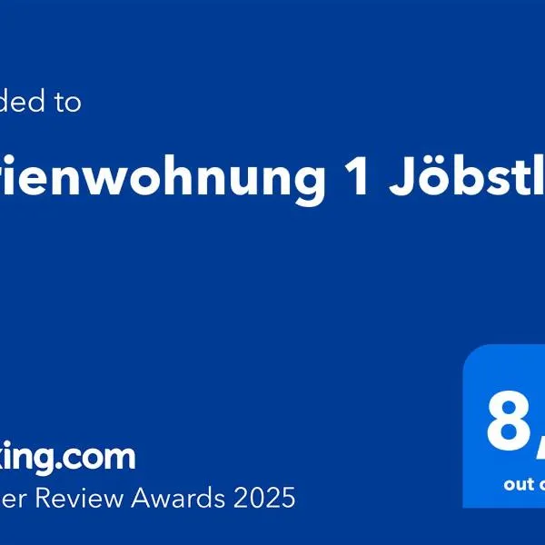 Ferienwohnung 1 Jöbstl，位于Oberburgstall的酒店