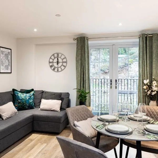 Rock Mill Duplex Apartment 42，位于Stoney Middleton的酒店