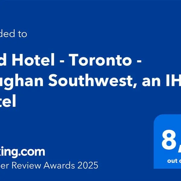 avid Hotel - Toronto - Vaughan Southwest by IHG，位于沃恩的酒店