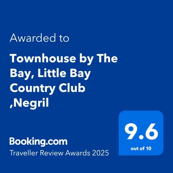 Townhouse by The Bay, Little Bay Country Club ,Negril，位于Orange Bay的酒店