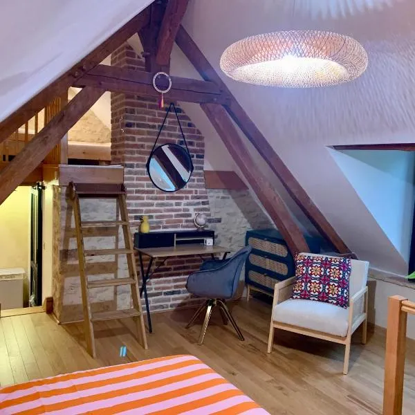 Gîte de la Saussaie - Au four & au moulin，位于Moncé-en-Saosnois的酒店