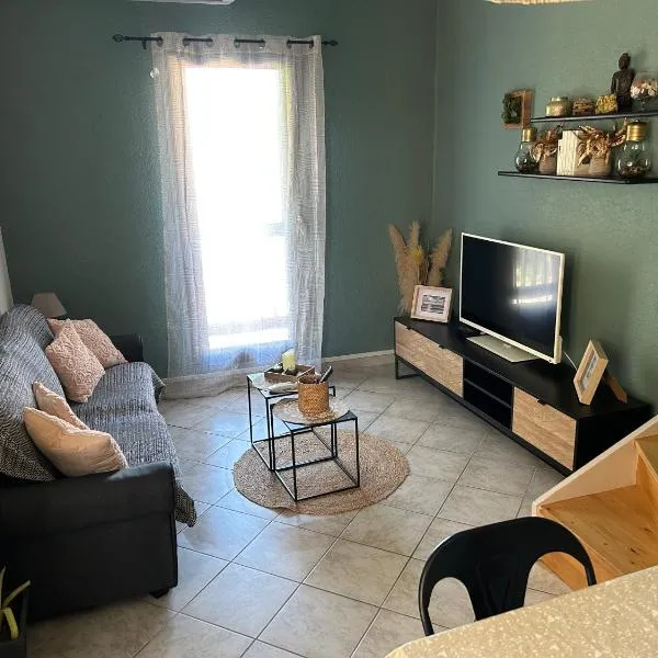 la maison des sables 4 port Leucate climatisé parking privé，位于勒卡特港的酒店
