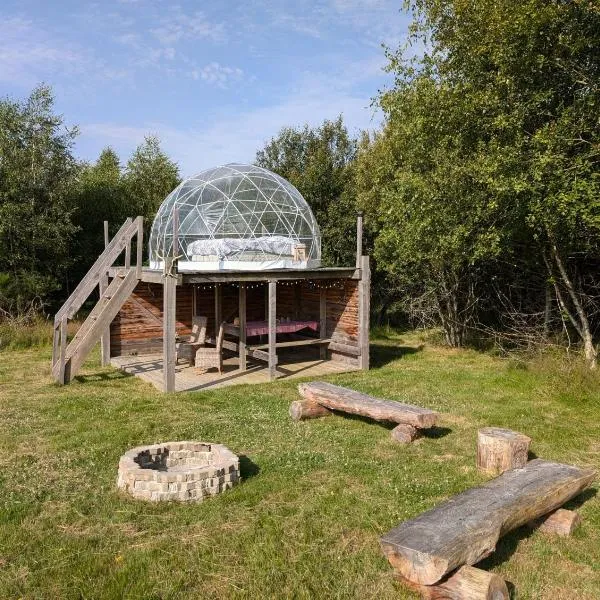 bulle sur pilotis Élevage Girbal，位于La Chapelotte的酒店
