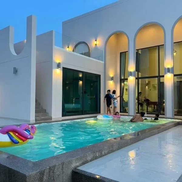 Nacha Pool Villa Cha-am，位于七岩的酒店