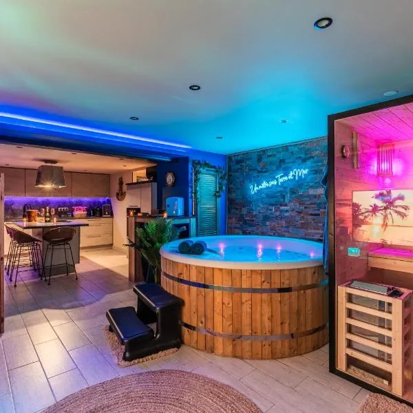 Un metre sous Terre & Mer SPA - Wellness - Loveroom，位于Herrlisheim的酒店