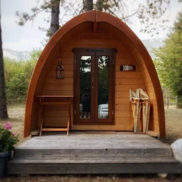 Cabane en bois POD 2，位于Champfromier的酒店