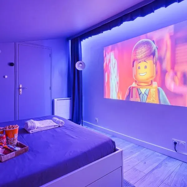 Loft Premium - Rétro Gaming & Cinéma - Centre Melun，位于默伦的酒店