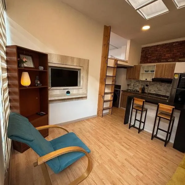 Hermoso Apartaestudio Todo Incluido Zona Céntrica，位于奇亚的酒店