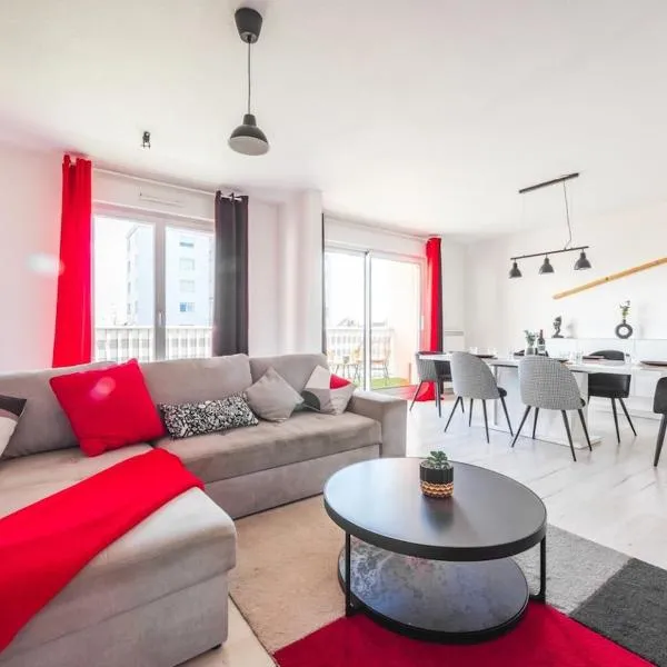 Le Solaris 3 chambres avec 2 grands lits et 3 simples，位于利戈尔塞姆的酒店