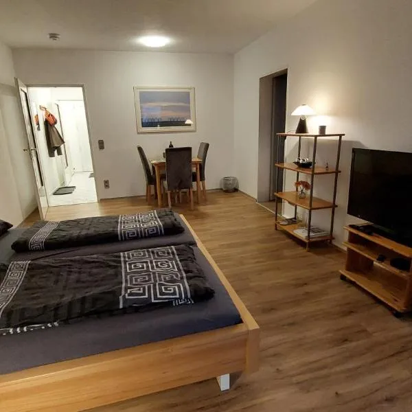 Ferienwohnung an der S-Bahnstation Thesdorf，位于平讷贝格的酒店