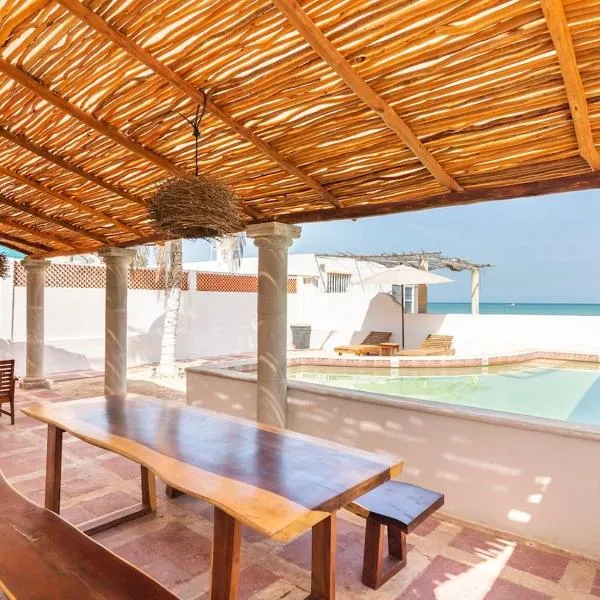 Casa para descansar y disfrutar la vida en el mar，位于Chuburná的酒店