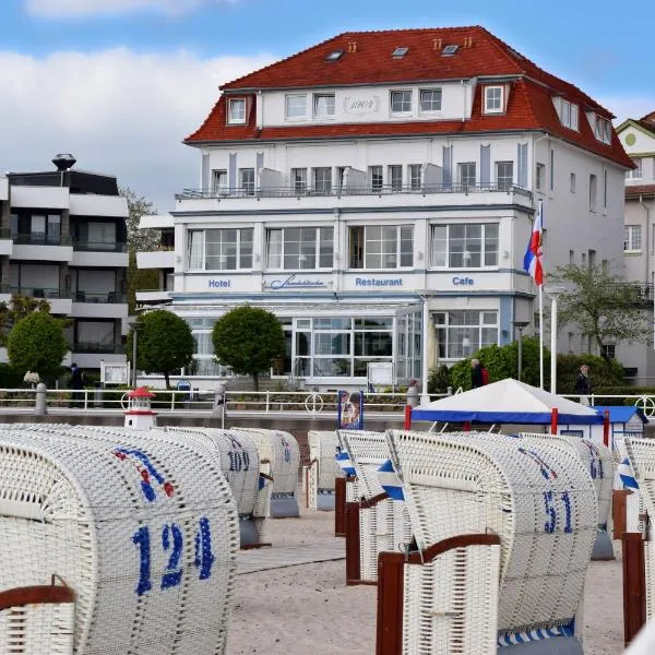 沙滩城堡酒店，位于瓦恩斯多夫的酒店