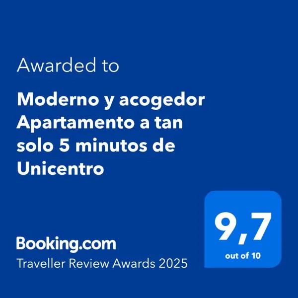 Moderno y acogedor Apartamento a tan solo 5 minutos de Unicentro，位于帕斯托的酒店