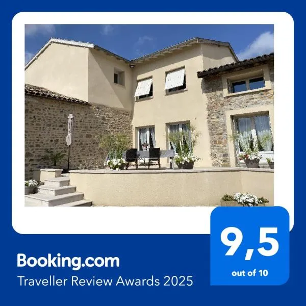 Chambres d'Hôtes L'Escale，位于Émeringes的酒店