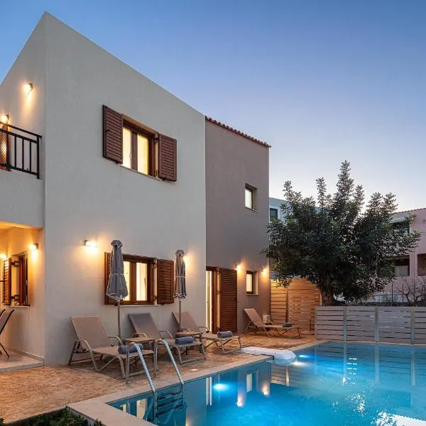 PROVILLAS - Ι, ΙΙ & ΙΙΙ - Luxury Villas with private pool near Retrymno，位于阿迪斯普普伦的酒店