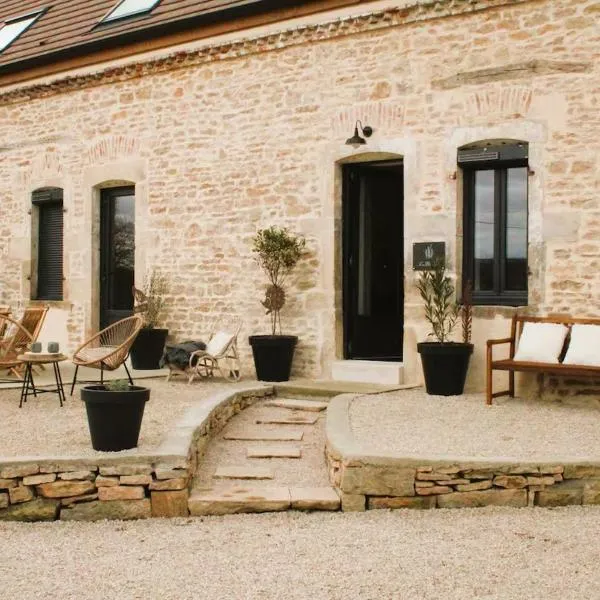 La Bergerie à Palleau, Les Blés Dorés et Les Graines de Lin à Corgengoux, proches de Beaune et de ses villages viticoles，位于Palleau的酒店