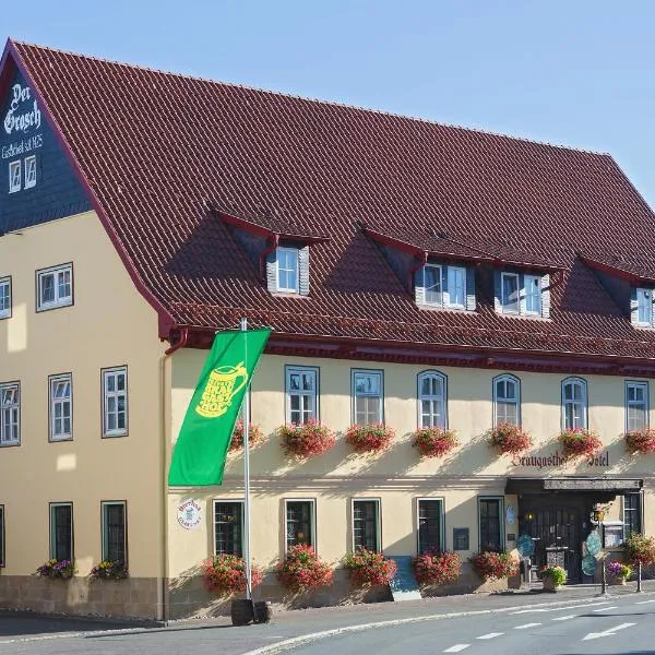 戈洛斯彻布朗酒店&旅社，位于Dörfles-Esbach的酒店