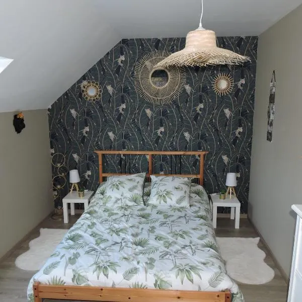chambre lit double，位于Tourville-la-Campagne的酒店