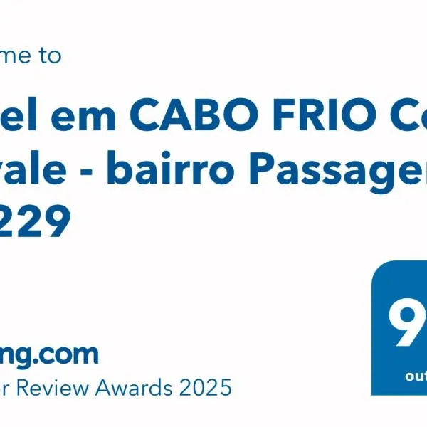 Hotel em CABO FRIO Cond Royale - bairro Passagem - un 229，位于卡波布里奥的酒店