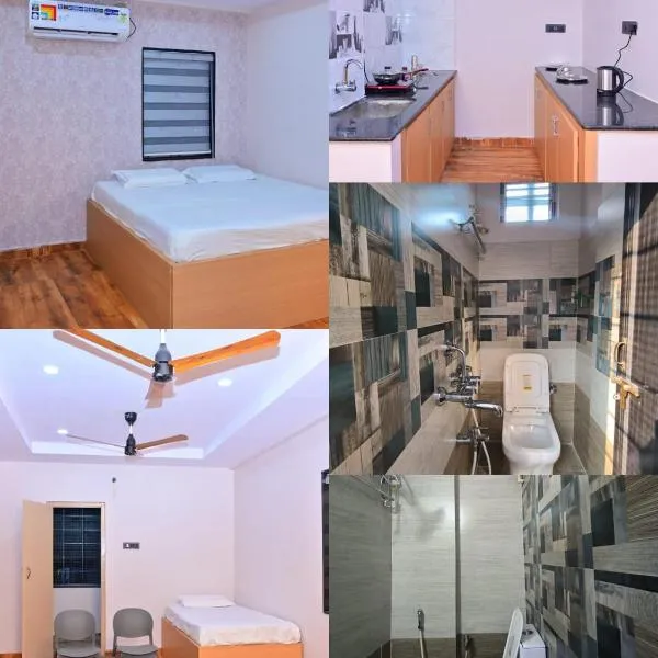 Swagan Home Stays Air Conditioned Deluxe ONE BED ROOM Studio Apartment，位于维沙卡帕特南的酒店