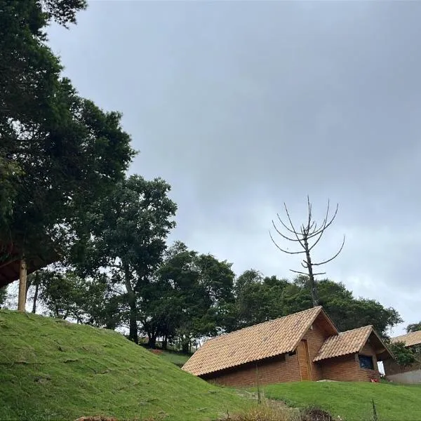 Chalés Pinheiros da Mantiqueira，位于卡曼杜卡亚的酒店