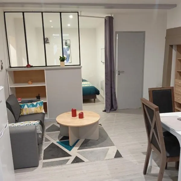 Grand Studio chambre séparée，位于塞尔河畔阿尔帕容的酒店