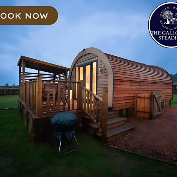 The Galloway Steading - The Herons Nest, secure garden and with Hot Tub and Fire Pit，位于Glenluce的酒店