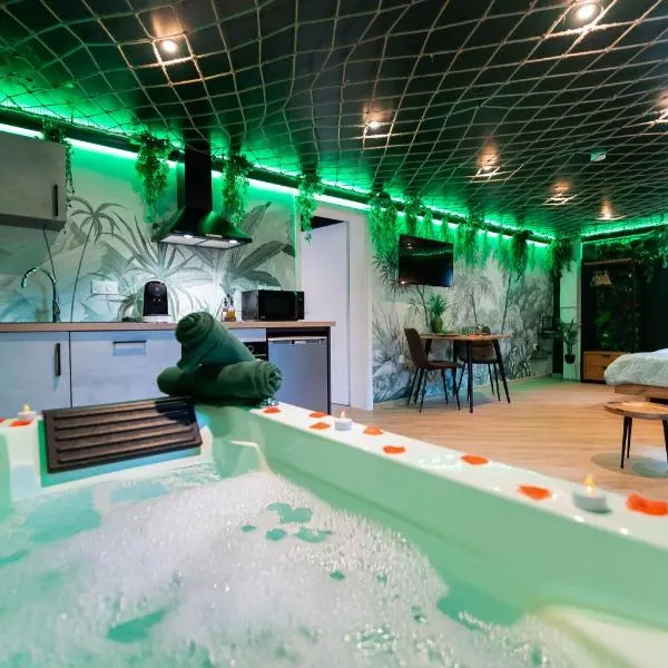 L'Oasis Tropicale, Jacuzzi, Love Room，位于罗珀南的酒店