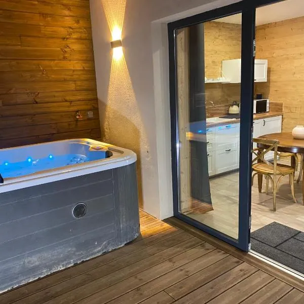 Chalet Lilas & Jaccuzi privatif，位于Rochesson的酒店