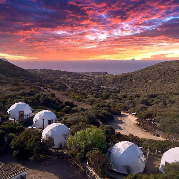 B&B Glamping Semaforo Capo Sperone，位于圣安蒂奥科的酒店