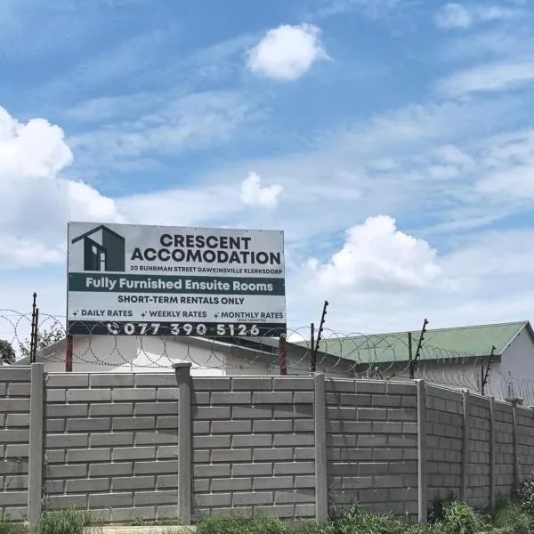 Crescent accommodation，位于克莱克斯多普的酒店