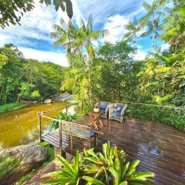 Casa Cachoeira Wi-Fi 3 quartos，位于帕拉蒂的酒店