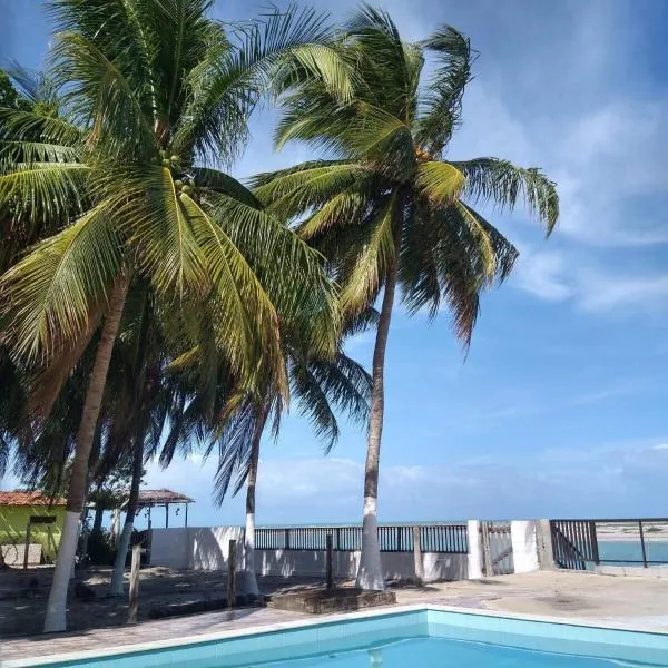 RS1- casa andar superior para até 8 pessoas praia do sossego itamaracá PE，位于伊塔马拉卡的酒店